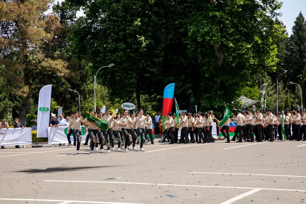 “Azerçay” hərbi-idman yarışlarını dəstəklədi - FOTOLAR